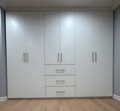 Ethel Ave. Custom Wardrobe wall unit in North Hollywood, CA by MONO CLOSETS — photo 4