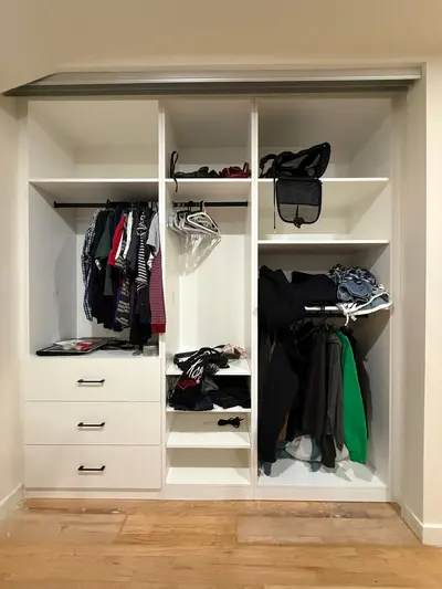 Ganesha Ave. Reach-In Closet in Altadena, CA by MONO CLOSETS — photo 8